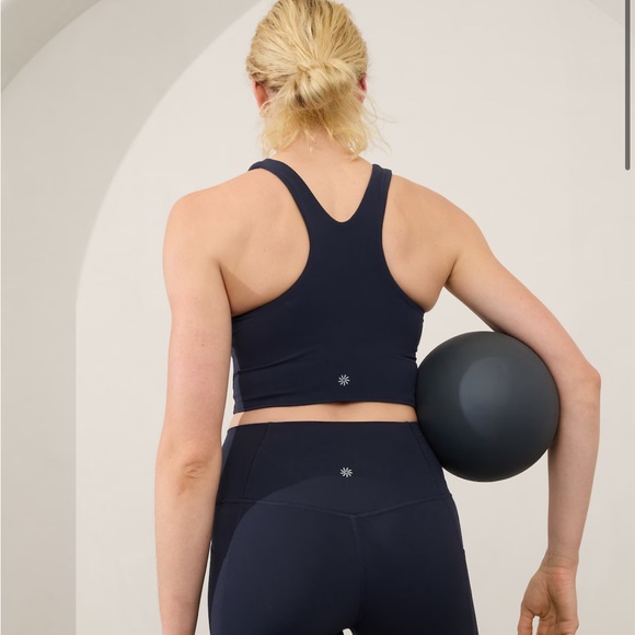 Athleta Conscious Crop Bra Black Small - Picture 3 of 9